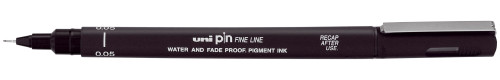 Marķieris UNI PIN-0.05 melns