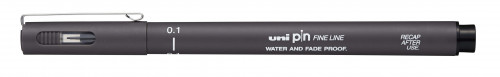 Marķieris UNI PIN-0.1 Dark grey