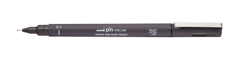 Marķieris UNI PIN-0.1 Dark grey