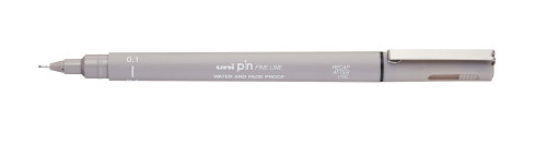 Marķieris UNI PIN-0.1 Light grey