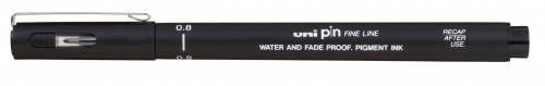 Marķieris UNI PIN-0.8 melns