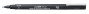 Marķieris UNI PIN Brush melns