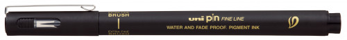 Marķieris UNI PINBR-500EF Brush melns