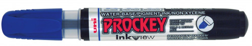 Marķiers permanents UNI PROCKEY PM-225 nošķelts, zils
