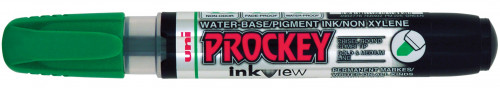 Marķiers permanents UNI PROCKEY PM-225 nošķelts, zaļš