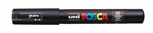 Marķieris ūdens bāzes UNI Posca PC-1M melns (24)
