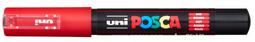 Marķieris ūdens bāzes UNI Posca PC-1M sarkans (15)