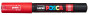 Marķieris ūdens bāzes UNI Posca PC-1M sarkans (15)