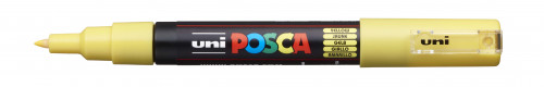 Marķieris ūdens bāzes UNI Posca PC-1M dzeltens (2)