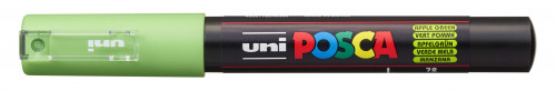 Marķieris ūdens bāzes UNI Posca PC-1M ābolu zaļš (72)