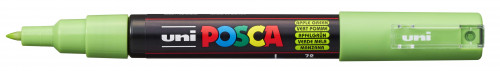 Marķieris ūdens bāzes UNI Posca PC-1M ābolu zaļš (72)