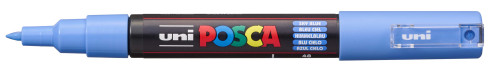 Marķieris ūdens bāzes UNI Posca PC-1M debess zils (48)