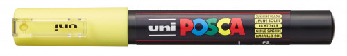 Marķieris ūdens bāzes UNI Posca PC-1M pasteļdzeltens (P2)