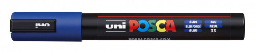 Marķieris ūdens bāzes UNI Posca PC-5M zils (33)