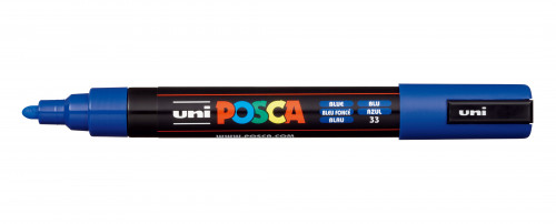 Marķieris ūdens bāzes UNI Posca PC-5M zils (33)
