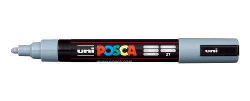 Marķieris ūdens bāzes UNI Posca PC-5M pelēks (37)