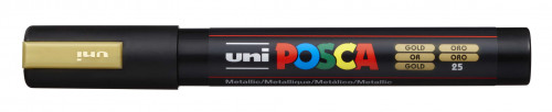Marķieris ūdens bāzes UNI Posca PC-5M zelta (25)