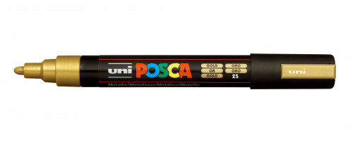 Marķieris ūdens bāzes UNI Posca PC-5M zelta (25)