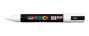 Marķieris ūdens bāzes UNI Posca PC-5M balts (1)
