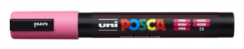 Marķieris ūdens bāzes UNI Posca PC-5M rozā (13)