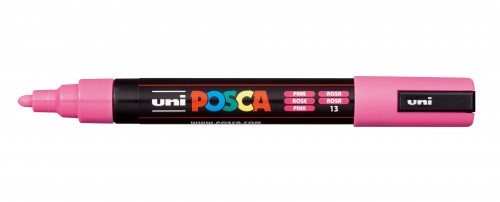 Marķieris ūdens bāzes UNI Posca PC-5M rozā (13)