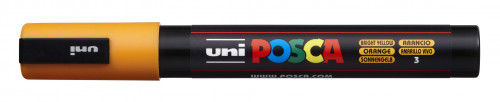 Marķieris ūdens bāzes UNI Posca PC-5M gaiši oranžs (3)