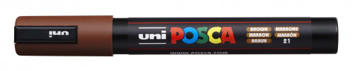 Marķieris ūdens bāzes UNI Posca PC-5M brūns (21)