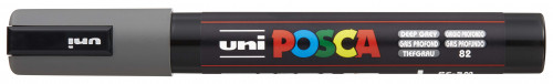 Marķieris ūdens bāzes UNI Posca PC-5M tumši pelēks (82)