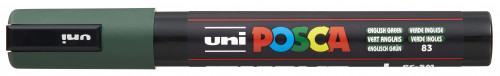 Marķieris ūdens bāzes UNI Posca PC-5M tumši zaļš (83)