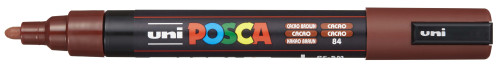 Marķieris ūdens bāzes UNI Posca PC-5M kakao brūns (84)