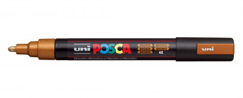Marķieris ūdens bāzes UNI Posca PC-5M bronza (42)