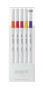 Marķieru komplekts UNI Emott 5 krāsas Nr.2 passion color
