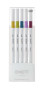 Marķieru komplekts UNI Emott 5 krāsas Nr.8 retro color
