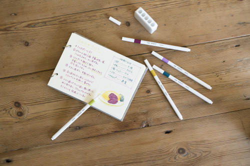 Marķieru komplekts UNI Emott 5 krāsas Nr.8 retro color
