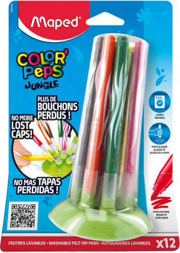 Flomāsteri MAPED Jungle Innovation 2.8mm 12 krāsas