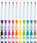 Flomāsteri MAPED Brush 2.8mm 10 krāsas, kartona iepakojums