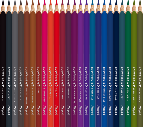 Zīmuļkrāsas MAPED "Color`Peps" 72 krāsas