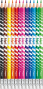Zīmuļkrāsas MAPED ar dzēšgumiju "Color`Peps Oops" 12 krāsas