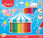 Zīmuļkrāsas MAPED "Color`Peps Jumbo" 24 krāsas FSC