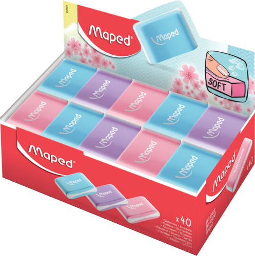 Dzēšgumija MAPED Essential Soft Color