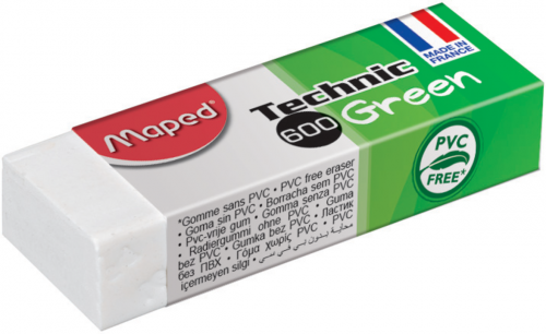 Dzēšgumija MAPED Technic 600 Green (no dust)
