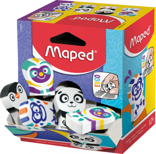 Dzēšgumija MAPED Ergo Fun multi color
