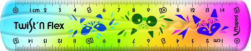 Lineālu komplekts MAPED Twist'nFlex "Mini Cute" 3 priekšmeti