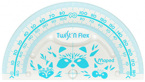 Lineālu komplekts MAPED Twist'nFlex "Mini Cute" 3 priekšmeti