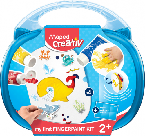 MAPED Creativ pirkstiņkrāsu komplekts ar piederumiem 2+