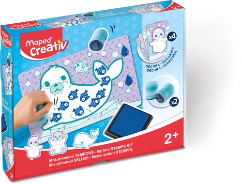 MAPED Creativ 2 zīmogu komplekts ar spilventiņu 2+