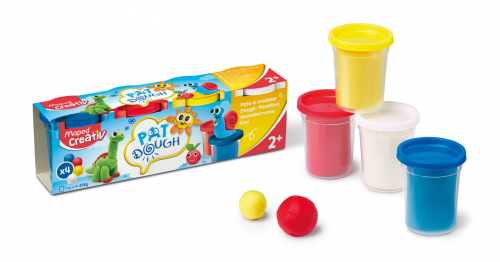 MAPED Creativ veidošanas mīklas 4 pamatkrāsas*120g 2+