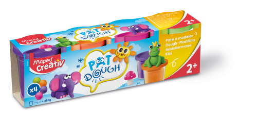 MAPED Creativ veidošanas mīklas 4 neon krāsas*114g 2+