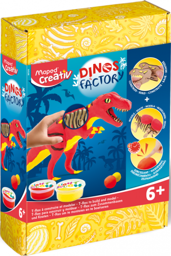 MAPED Creativ mīklas veidošanas komplekts "Dinozaurs" 6+