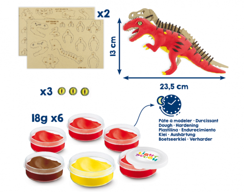 MAPED Creativ mīklas veidošanas komplekts "Dinozaurs" 6+